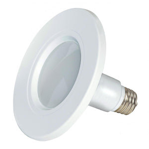 Satco S9598 8.5W/LED/4"TRIM/2700K/120V/2PK 8.5 watt Downlight Retrofit LED 4" Trim 2700K Medium base 120 volts 115 deg. beam spread 2-pack