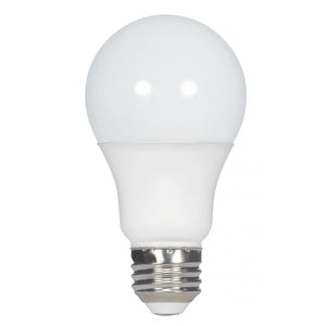 Satco S9663 9.5A19/220/LED/3K/230V/E27 9.5 Watt A19 LED Frosted 3000K European Medium base (E27) 220 deg. Beam Angle 230 Volt Non-Dimmable