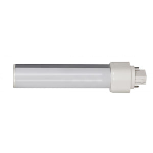 Satco S9855 9WPLH/LED/835/DR/2P 9 Watt LED PL 2-Pin; 3500K; 850 Lumens; G24d base; 50000 Average rated hours; 120 Deg. Beam Angle; Type A; Ballast dependent