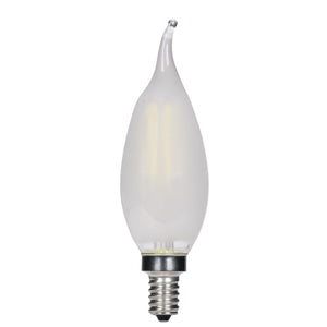 Replacement for Satco S3279 40W Torpedo Incandescent E12 Candelabra Base Frosted - NOW LED S21300
