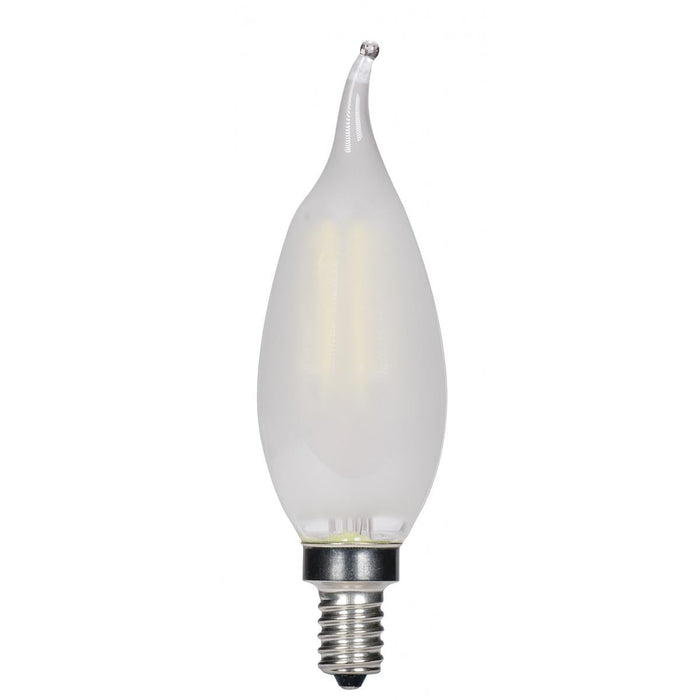Replacement for Satco S3279 40W Torpedo Incandescent E12 Candelabra Base Frosted - NOW LED S21300