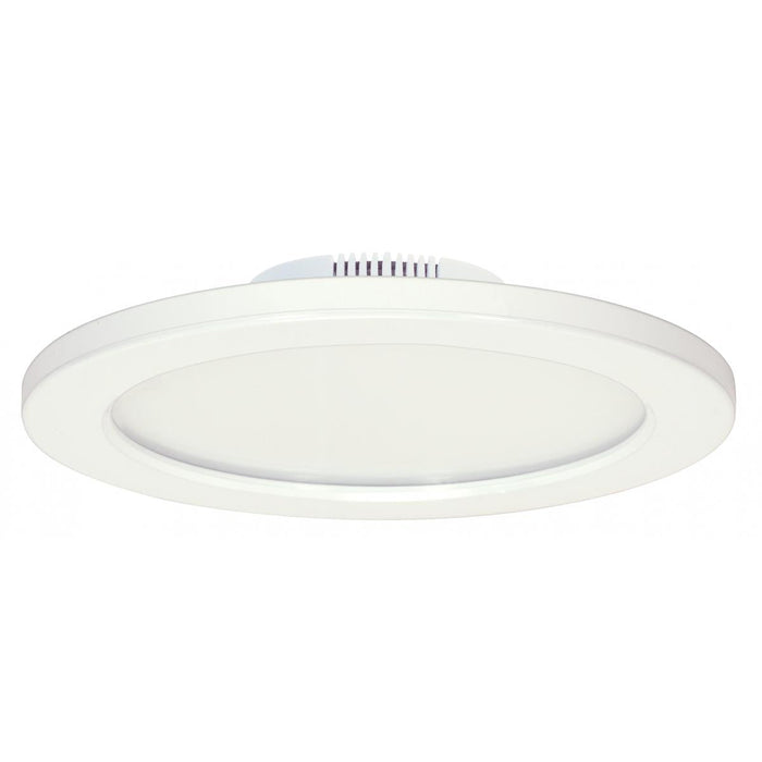 Satco S9886 16W/LED/9"FLUSH/3K/WH/SL 16 watt 9" Flush Mount LED Fixture 3000K White finish 120/277 volts