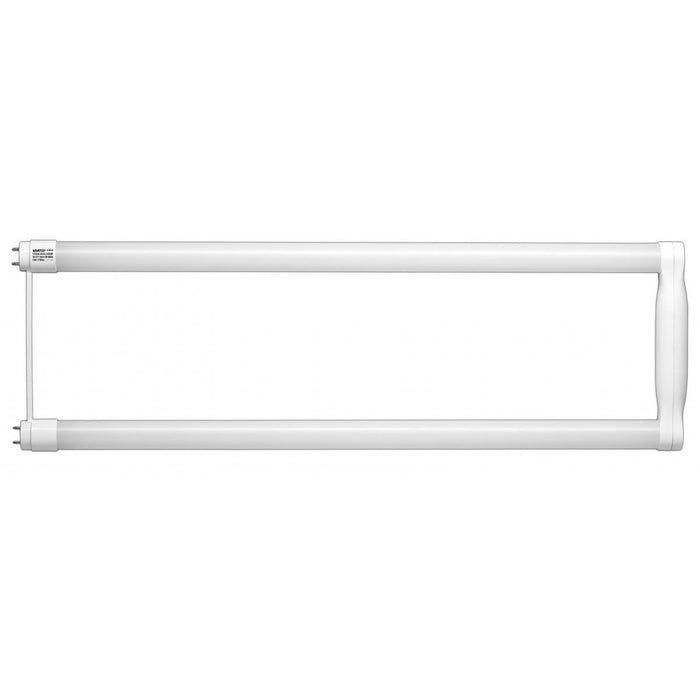 Replacement for Satco S9930 15T8U6/LED/22.5-830/BP 15W T8 U-Bend LED Medium bi-pin base 3000K Type B Ballast Bypass