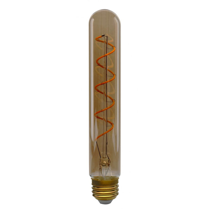 Satco S9971 4.5T9/SPIRAL/LED/AMB/120V 4.5 Watt T9 LED Amber Medium base 2000K 240 Lumens 120 Volt