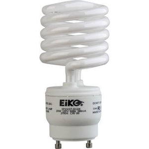 Mini Spiral Compact Fluorescent Bulb - GU24 Twist & Lock Base - 13W, 18W, 23W - EIKO