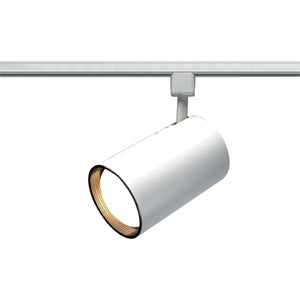 Satco TH202 1 Light - R30 - Track Head - Straight Cylinder - White Finish