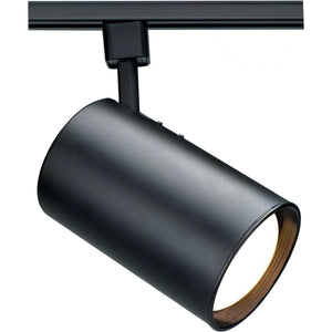 Satco TH203 1 Light - R30 - Track Head - Straight Cylinder - Black Finish