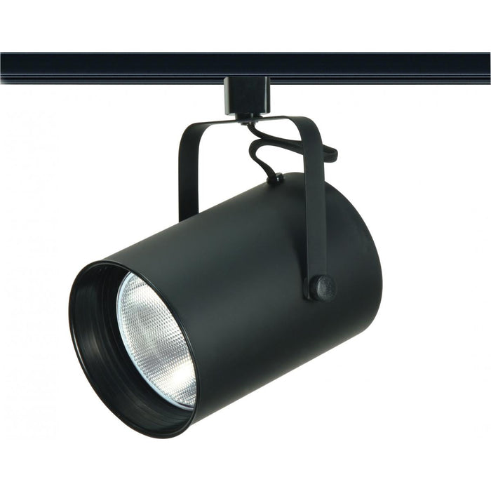 Satco TH284 1 Light - R40 - Track Head - Straight Cylinder - Black Finish