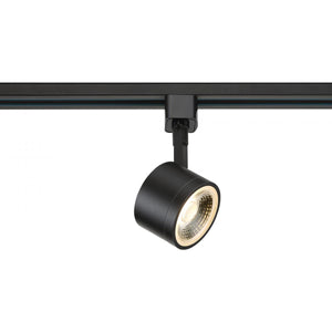 Satco TH404 1 Light - LED - 12W Track Head - Round - Black - 36 Deg. Beam