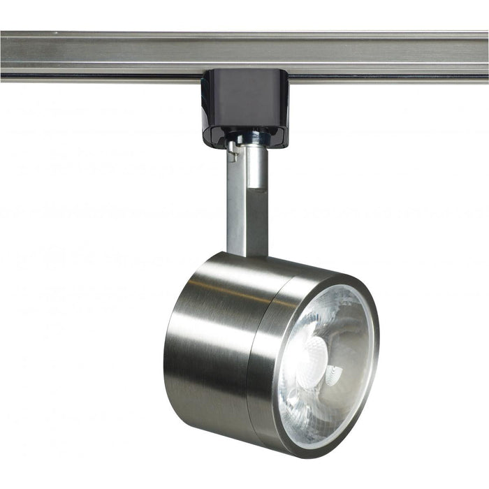 Satco TH405 1 Light - LED - 12W Track Head - Round - Brushed Nickel - 24 Deg. Beam