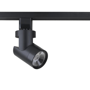 Satco TH434 1 Light - LED - 12W Track Head - Barrel - Black - 36 Deg. Beam