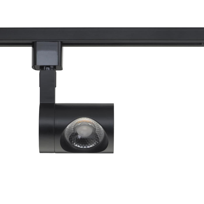 Satco TH444 1 Light - LED - 12W Track Head - Pipe - Black - 36 Deg. Beam