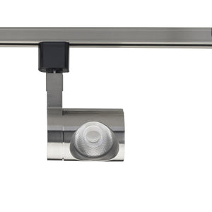 Satco TH447 1 Light - LED - 12W Track Head - Pipe - Brushed Nickel - 24 Deg. Beam