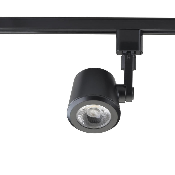 Satco TH452 1 Light - LED - 12W Track Head - Taper Back - Black - 24 Deg. Beam