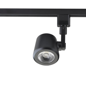 Satco TH454 1 Light - LED - 12W Track Head - Taper Back - Black - 36 Deg. Beam