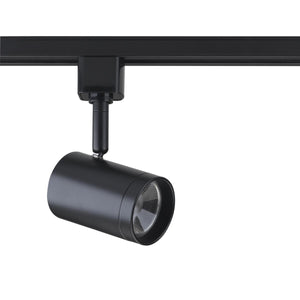 Satco TH474 1 Light - LED - 12W Track Head - Small Cylinder - Black - 36 Deg. Beam