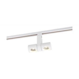 Satco TH483 LED 24 Watt Track Head Dual Pipe White 36 deg. Beam Angle