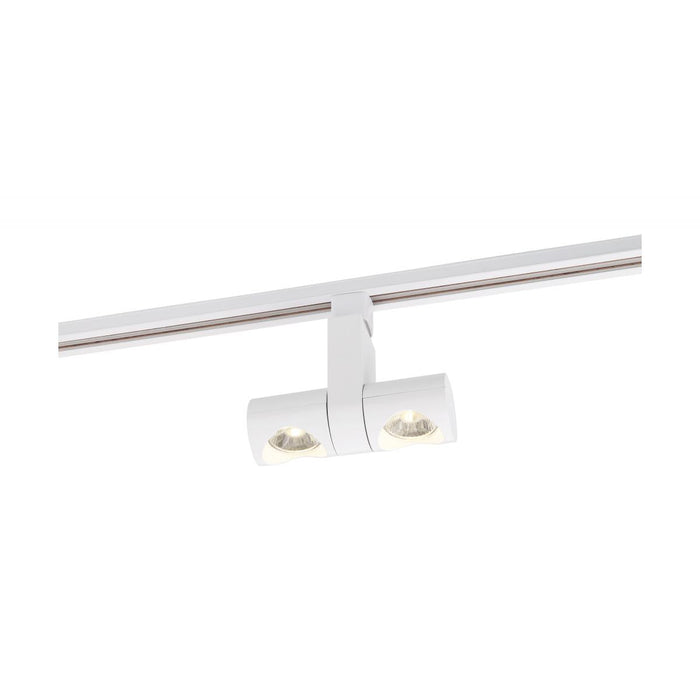 Satco TH483 LED 24 Watt Track Head Dual Pipe White 36 deg. Beam Angle