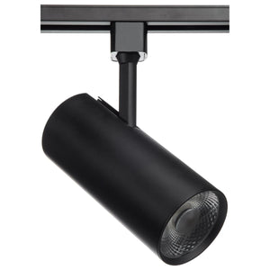 Satco TH624 30 Watt; LED Commercial Track Head; Black; Cylinder; 36 Degree Beam Angle