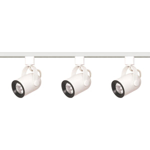 Satco TK348 3 Light - MR16 - Round Back Track Kit - 4 foot Track - Line Voltage - White