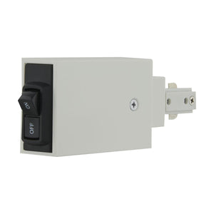 Satco TL101 120 Watt 120 Volt 1 Amp White Track Live End Current Limiter