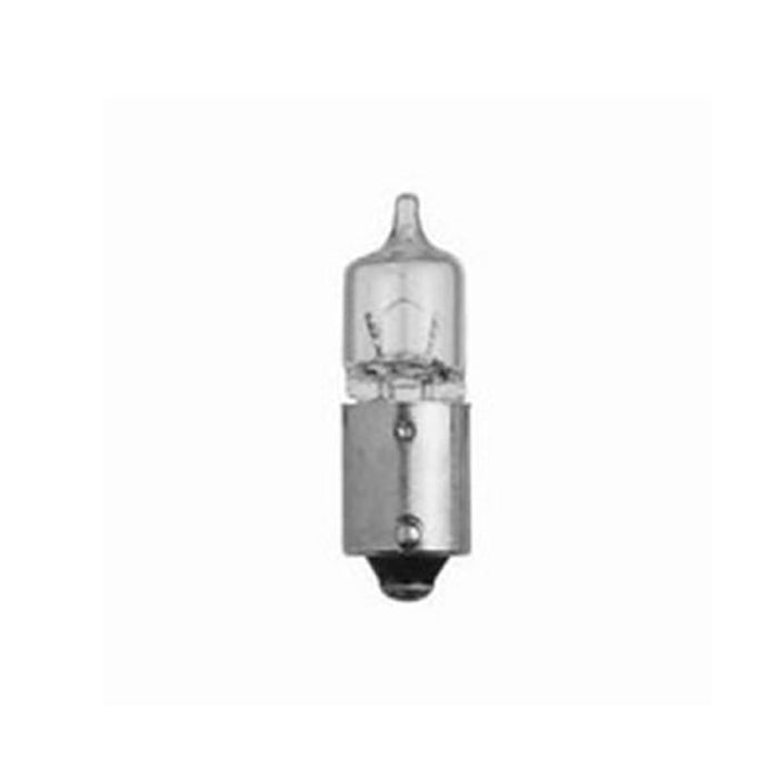 Satco VJ020 64111 12V 5W BA9S T2.75 C2R 5 Watt halogen T2 3/4 240 Average rated hours 50 Lumens Miniature Bayonet base 12 Volt