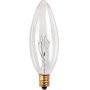 Bulbrite 493125 25CFC/25/2 25W CA8 Flame Tip Chandelier Bulb Clear