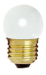 Satco S3795 7-1/2S11/W 7.5 Watt 120 Volt S11 Medium Base Glossy White Incandescent