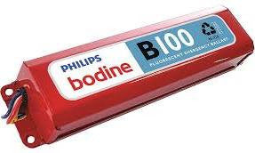 Bodine B100 Emergency Backup Battery 90 Min Operates 17 40 W 2 ft 4 T8 T10 or T12 4-Pin Long Compact Lamps 120 277 Volt