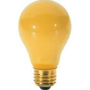 Satco S3938 60A/Bug 60W Incandescent Medium Base Yellow Bug