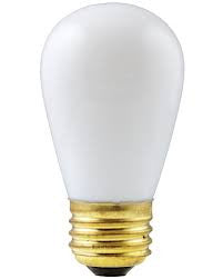 Bulbrite 701011 11S14W 11 Watt S14 Sign and Indicator Ceramic White Light Bulb