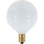 Replacement for Satco A3932 60W 130V Globe Incandescent G16.5 Satin White Candelabra Base - NOW LED S21212