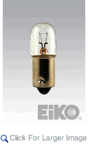 Eiko 40932 755 6.3V .15A/T3-1/4 Mini Bay Base
