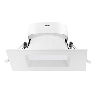 Satco S11705 9 watt LED Direct Wire Downlight 6 inch 3000K 120 volt Dimmable Square