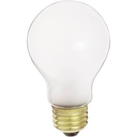 Satco S3950 25 Watt A19 Incandescent Frost 2500 Average