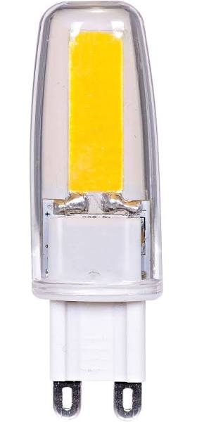 Satco S28602 LED 4W G9 120V 3000K DIM/CARD 4 watt JCD LED 3000K G9 base 120V