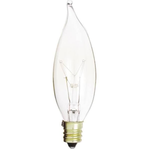 Replacement for Satco S3786 40W TORP CAND FR 40 watt BA9 1/2 Frost Incandescent E12 Candelabra - NOW LED S21824