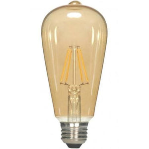 Satco S9578 4.5ST19/AMB/LED/E26/20K/120V LED 5W 2300K ST19 E26 Base Light Bulb
