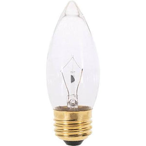 Replacement for Satco S3738 40W TORPEDO STD WHT 40 watt B11 Incandescent White Medium base - NOW LED S21836