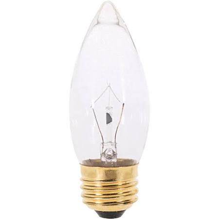 Replacement for Satco S3738 40W TORPEDO STD WHT 40 watt B11 Incandescent White Medium base - NOW LED S21836