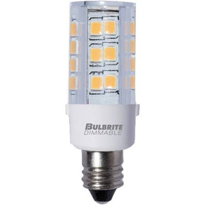 Bulbrite 770584 LED4E12/30K/120/D 4.5W LED E12 Clear 3000K 120V Dimmable