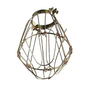 Satco 90-1310 Brass Light Bulb Cage